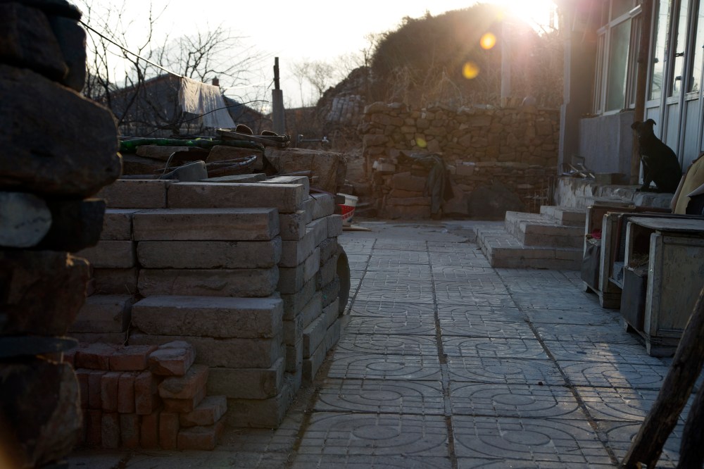 china village house build